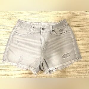Aerie Grey Denim Shorts